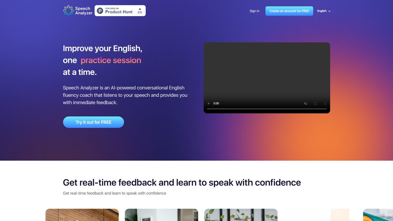 preview for Speech Analyzer