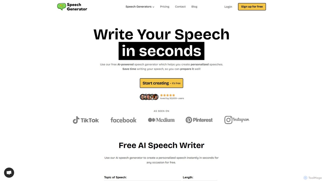 Speech Generator
