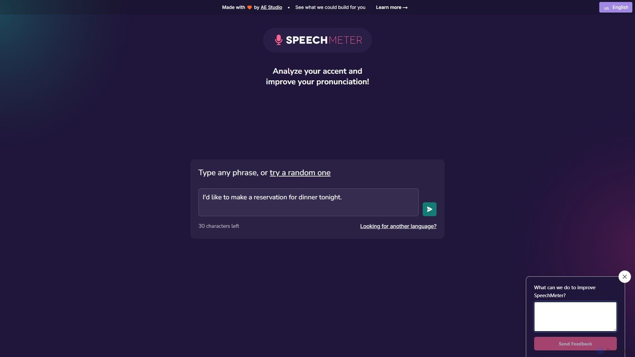Speech Meter