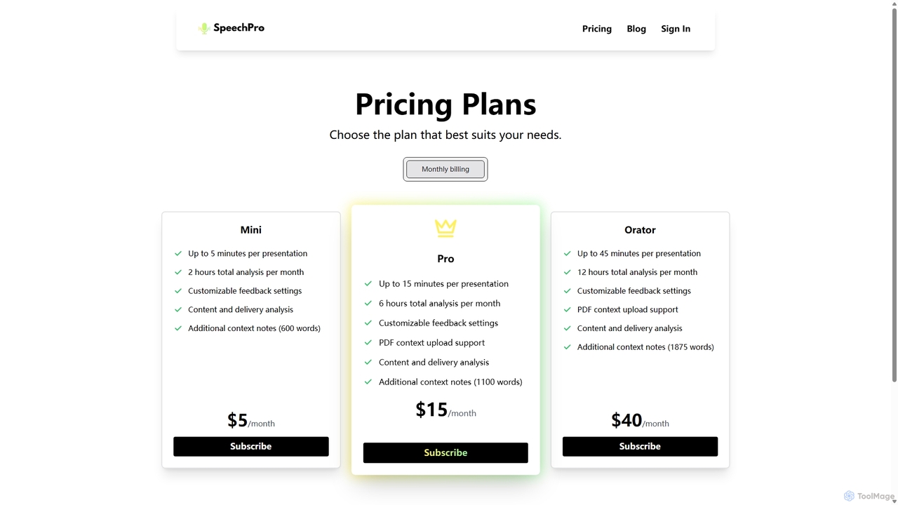 SpeechPro for SpeechPro