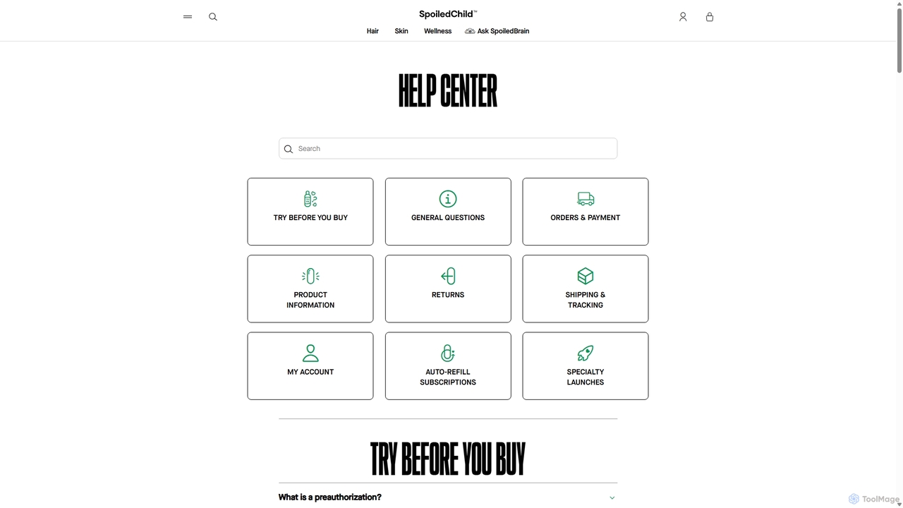 Help center | SpoiledChild™ for SpoiledChild