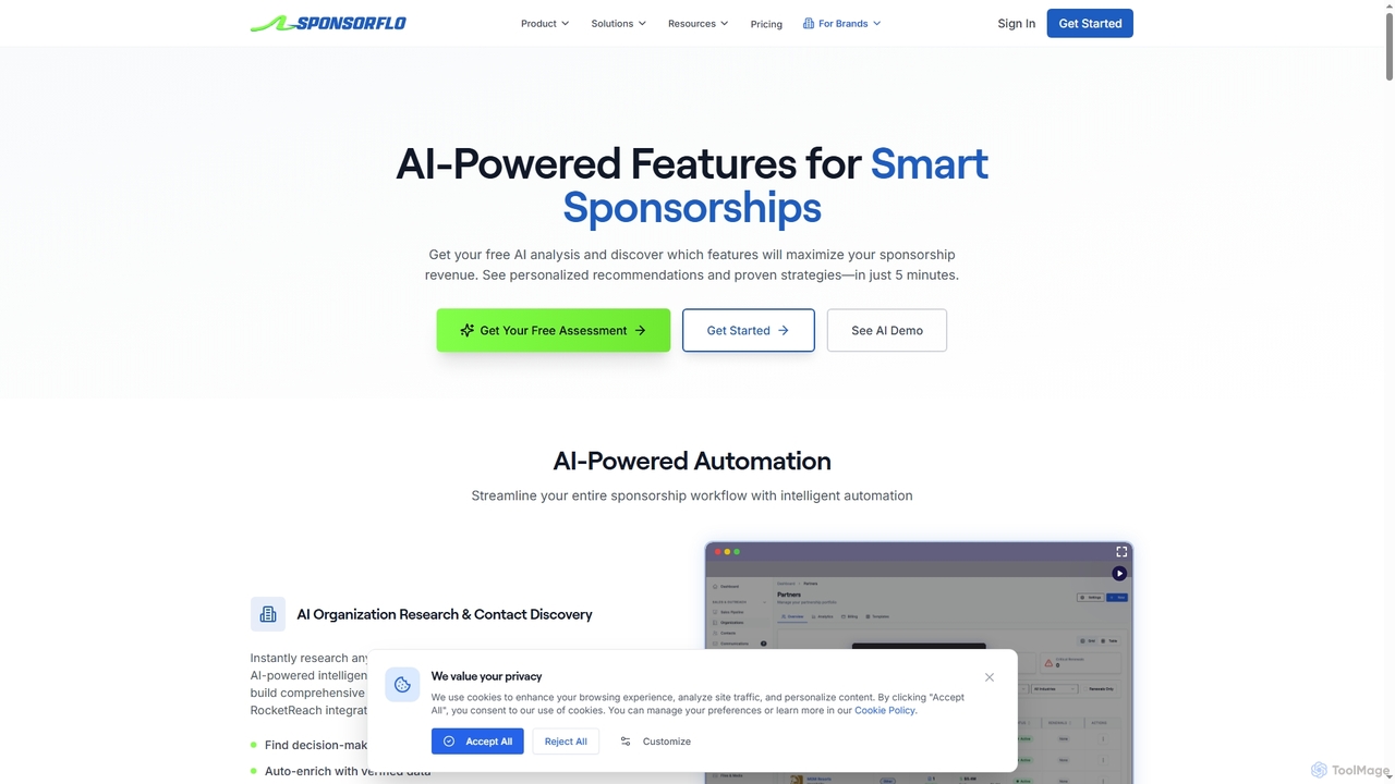 AI-Powered Sponsorship Management Features | AI Mockup Generator | SponsorFlo | SponsorFlo AI for SponsorFlo