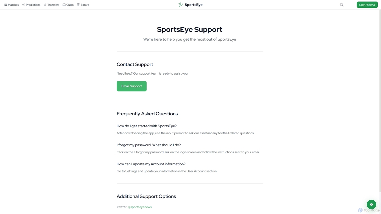 SportsEye for SportsEye