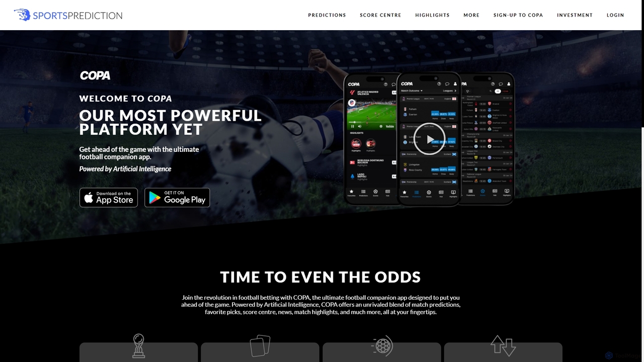 COPA - Sports Prediction AI for Sportsprediction