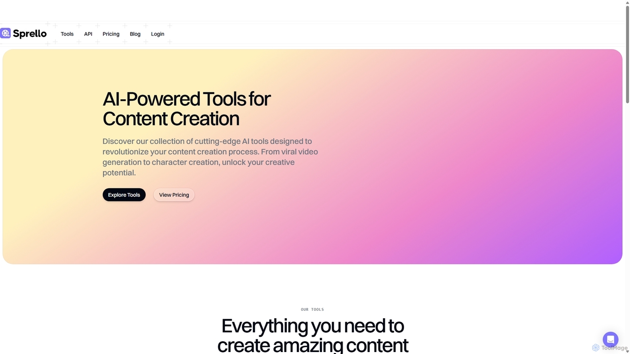 AI Tools | Create Amazing Content with Sprello for Sprello