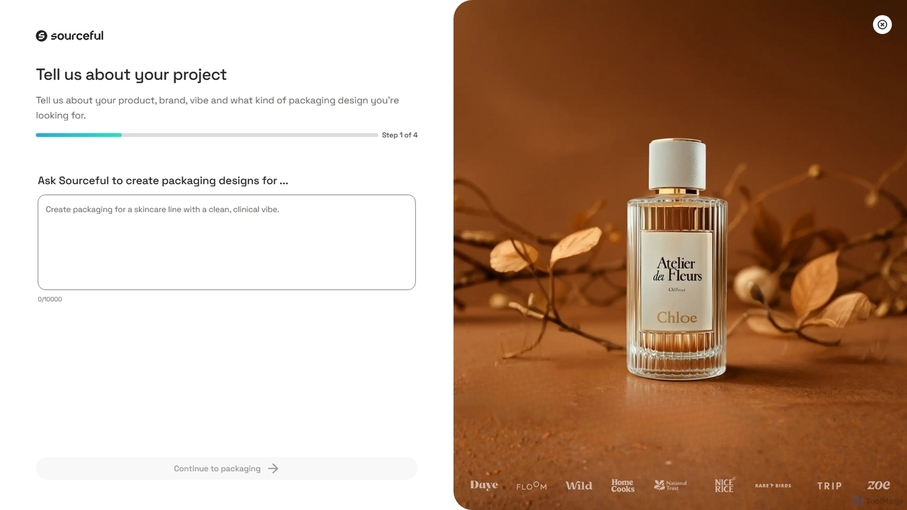 Sourceful | Professional AI Packaging Design in Seconds for Spring