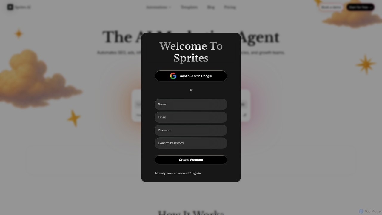 AI Marketing Agent & Automations for Entrepreneurs, SMBs, Growth Teams | Sprites for Sprites