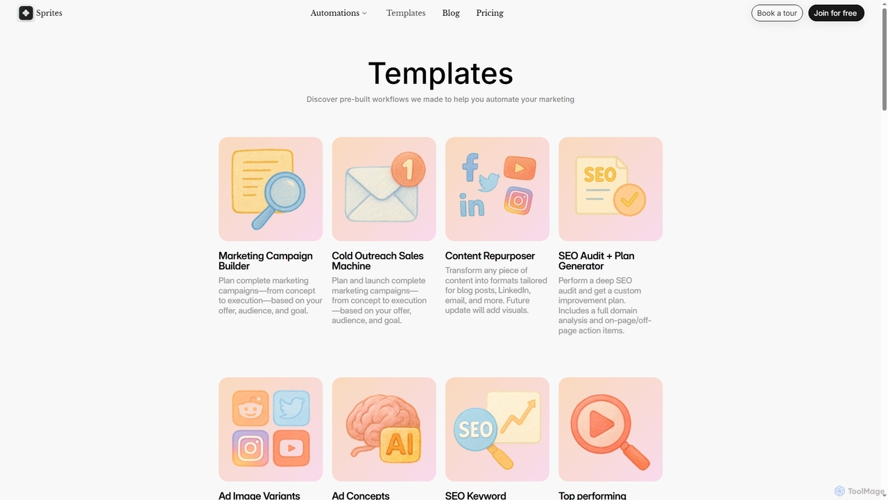 Templates | Sprites AI for Sprites