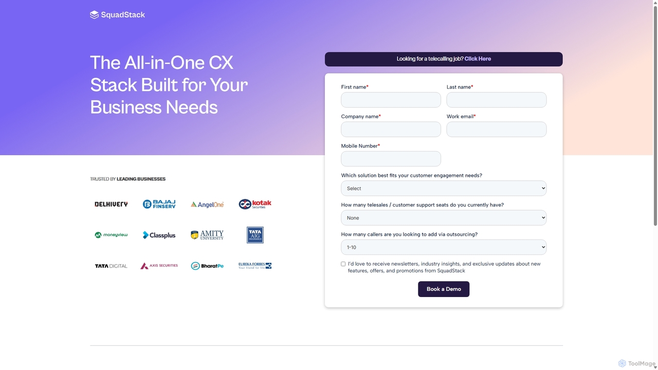 Schedule a Demo to Boost Your Business | SquadStack for SquadStack