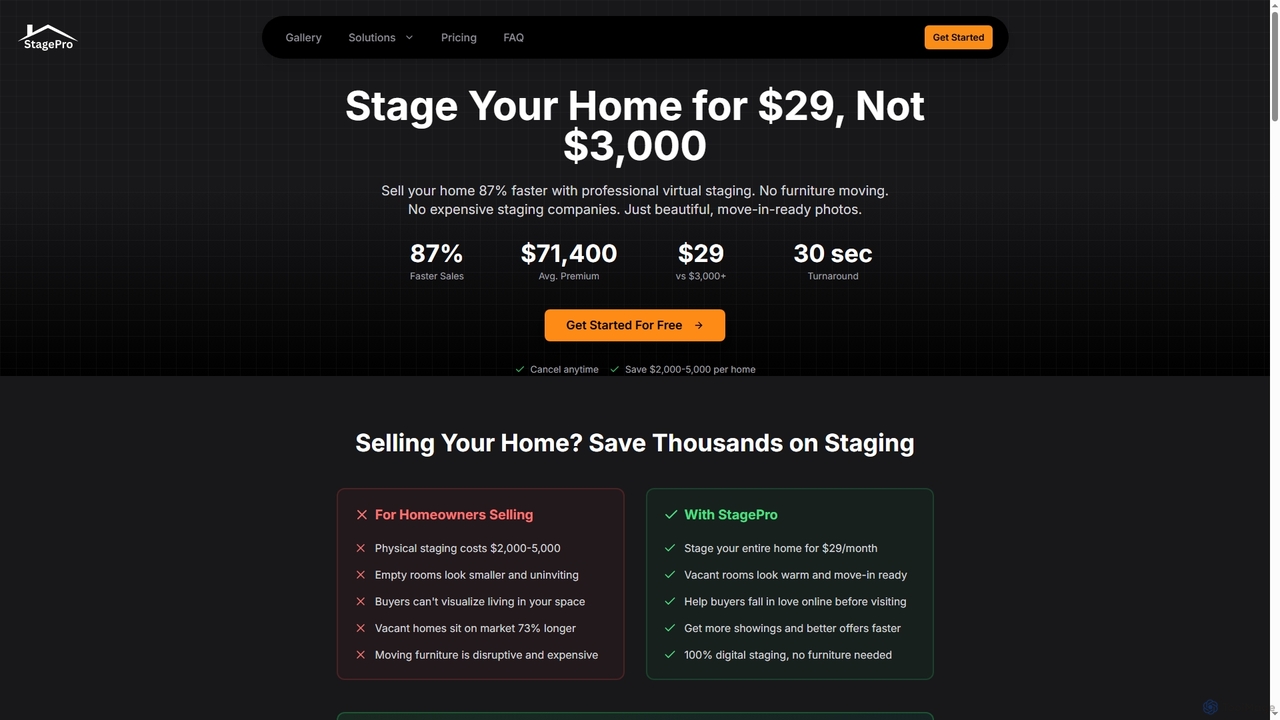 StagePro AI - Transform Your Space with AI Interior Design for StagePro