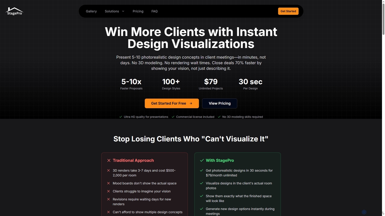 StagePro AI - Transform Your Space with AI Interior Design for StagePro