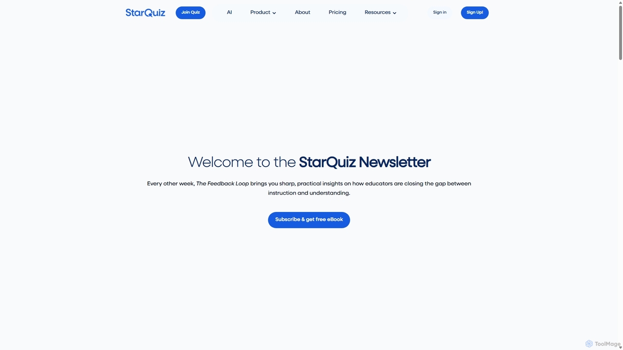 StarQuiz | Newsletter for StarQuiz