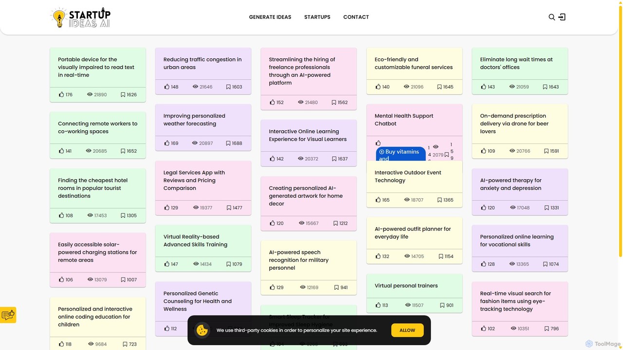 Startup Ideas AI