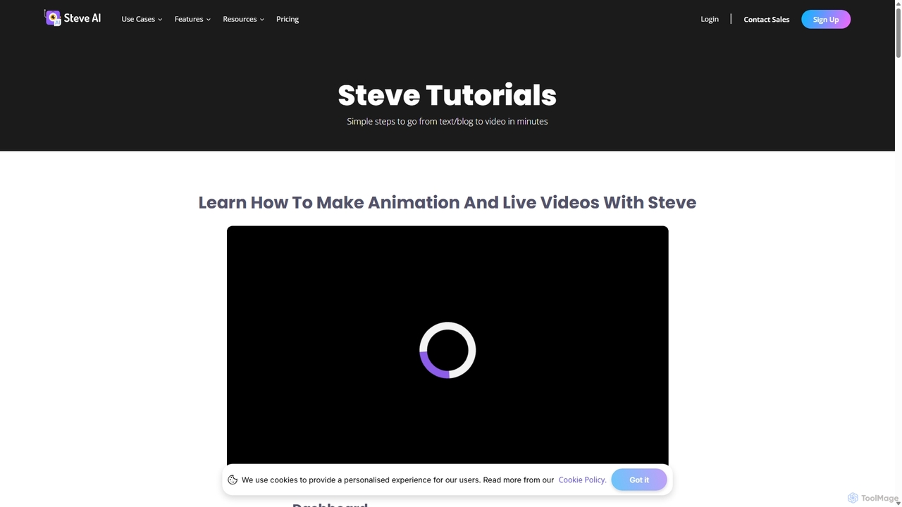Go from script to live and animated videos with Steve for Steve AI