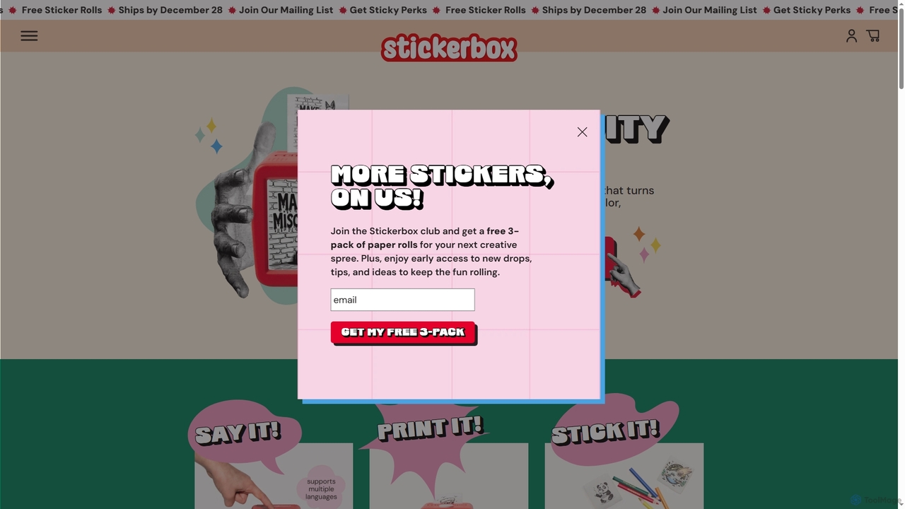 Stickerbox
