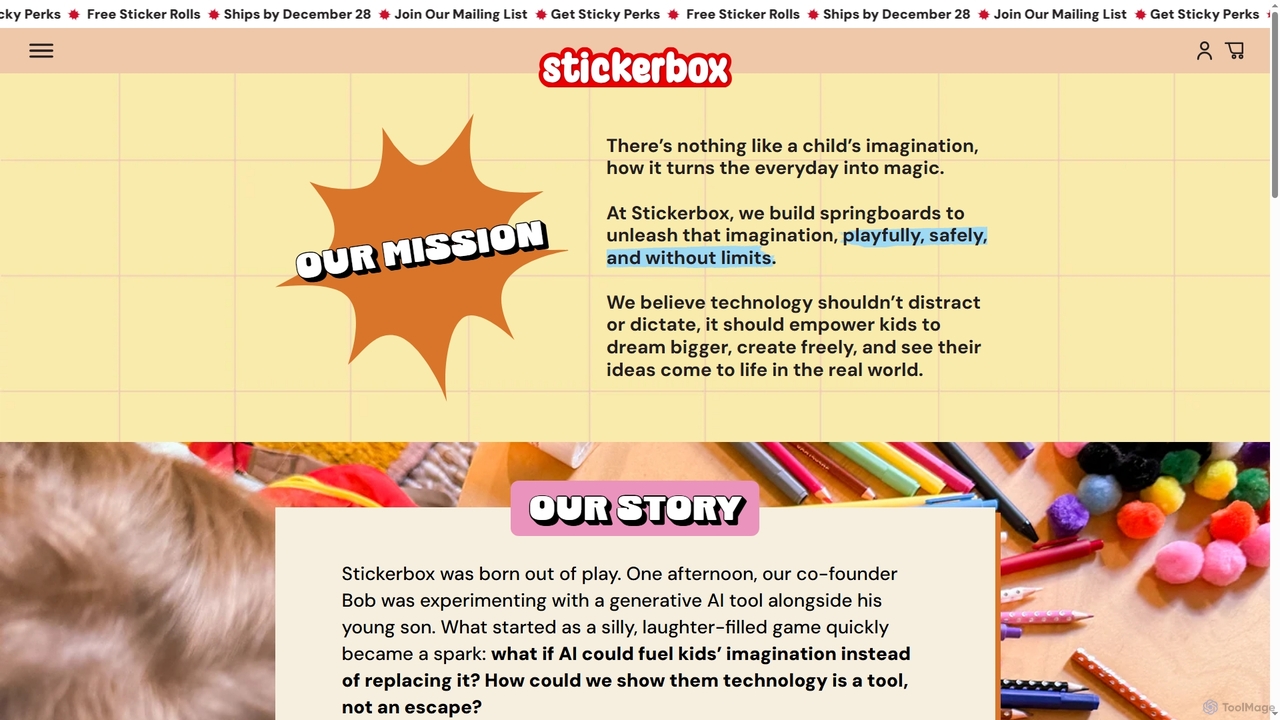 Our Story for Stickerbox