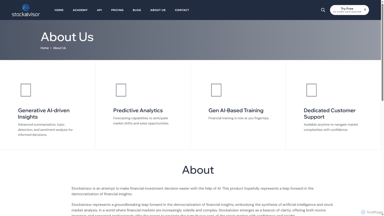 About Us | Stockaivisor - Smarter Investment Decisions for Stockaivisor