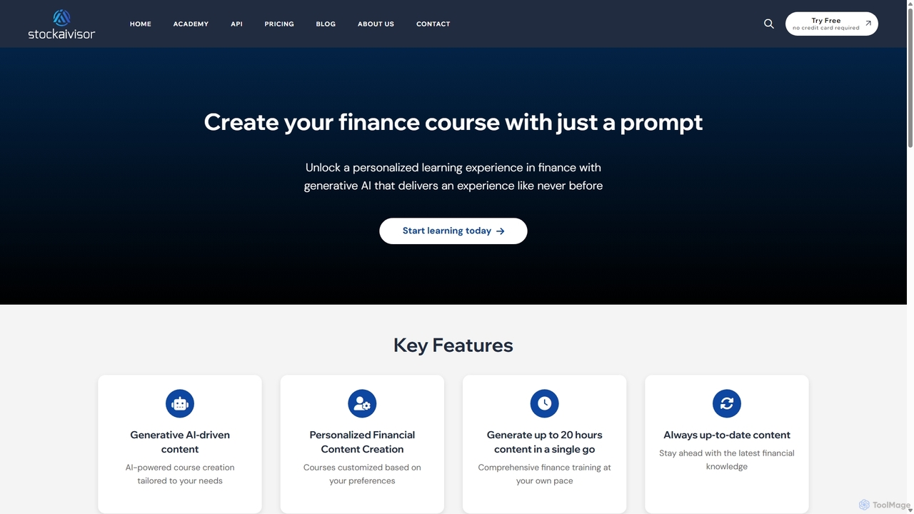Academy | Stockaivisor for Stockaivisor