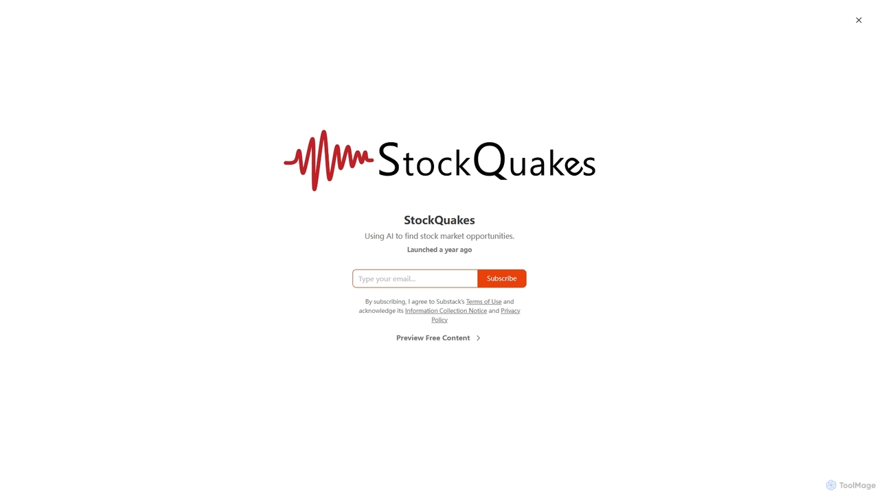 StockQuakes | StockQuakes Team | Substack for StockQuakes
