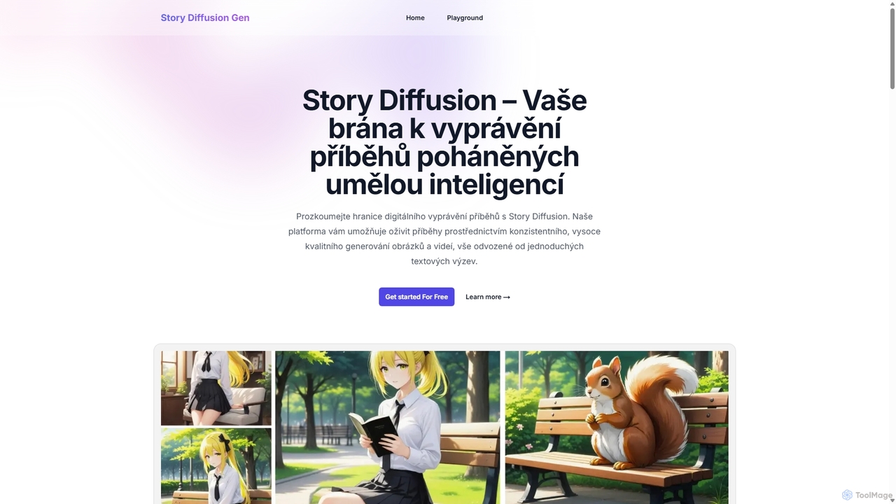 Story Diffusion Gen: Bezplatný online nástroj pro konzistentní tvorbu postav for Story Diffusion Gen