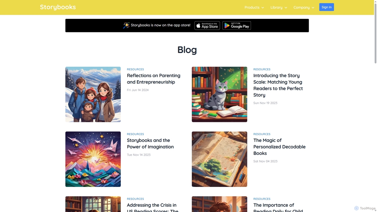 Blog | Storybooks for Storybooks