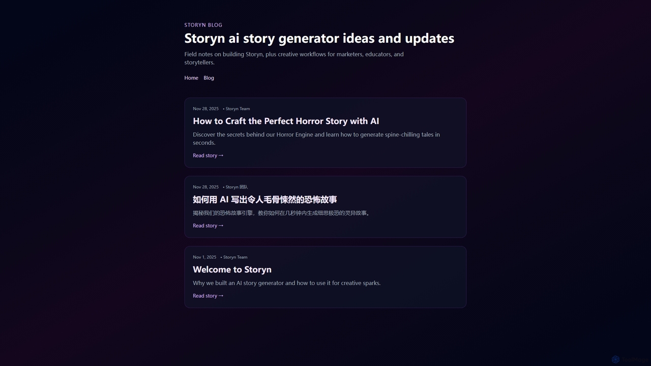 Storyn Blog — Guides for the AI Story Generator for Storyn