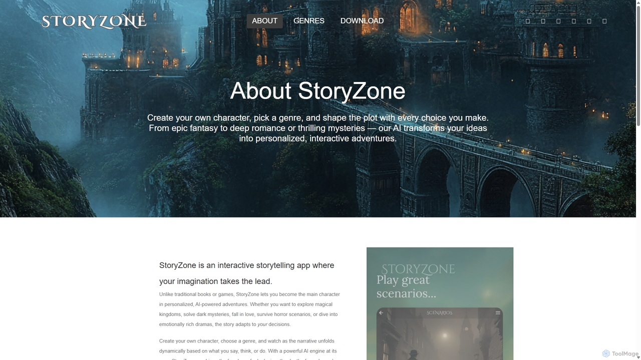 About StoryZone – StoryZone – AI Roleplaying Interactive App for StoryZone