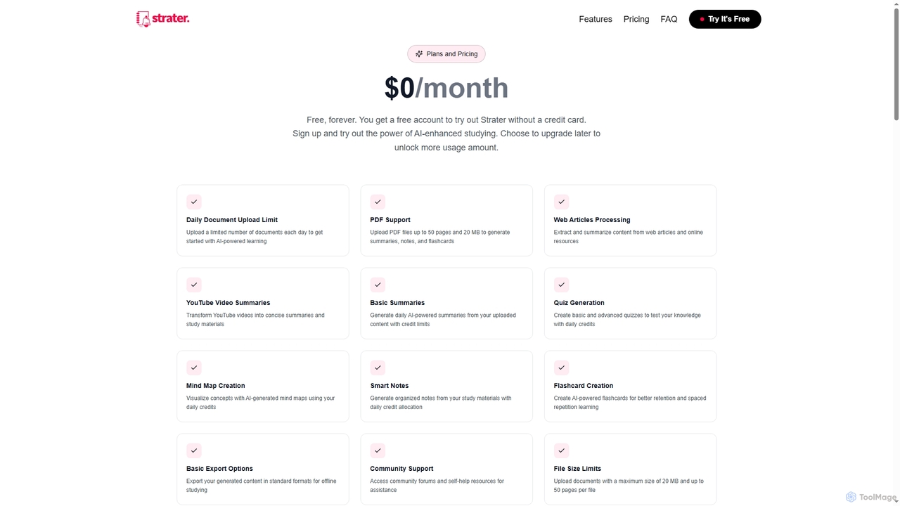 Pricing | Strater AI for Strater