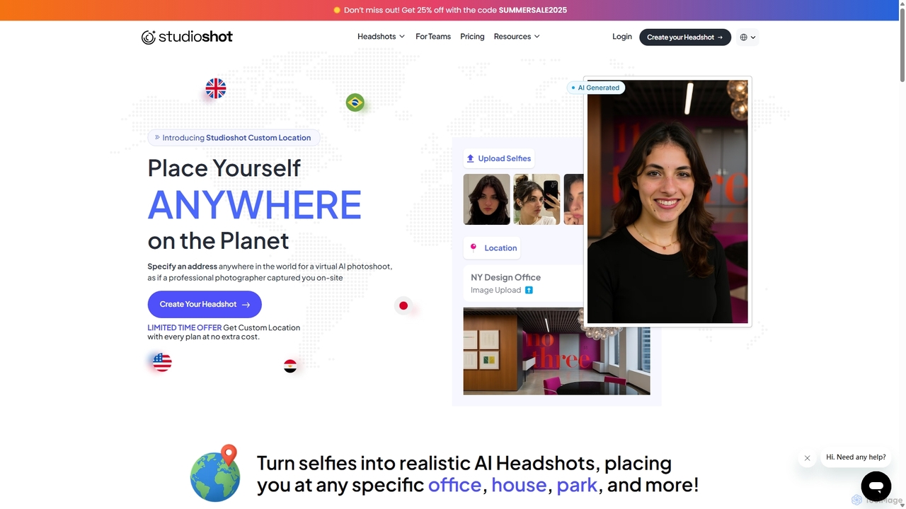 StudioShot | Place Your Headshot Anywhere for StudioShot