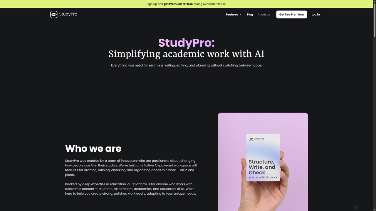 StudyPro | About for StudyPro