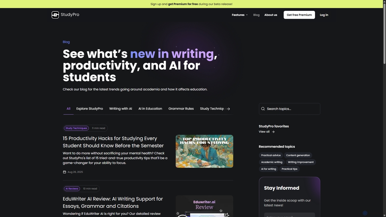 StudyPro Blog | Tips & Tutorials for Education for StudyPro