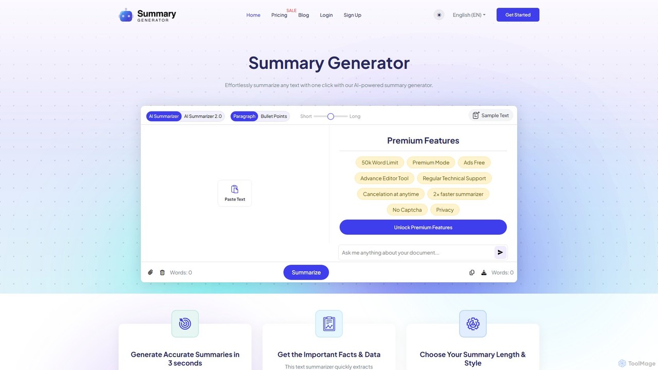 SummaryGenerator.io
