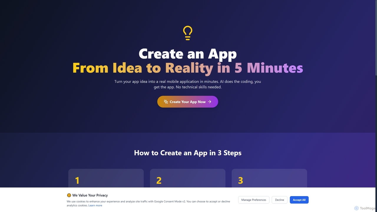 Create an App in 5 Minutes - Free App Creation Tool | SupaDupaAI for SupaDupaAI