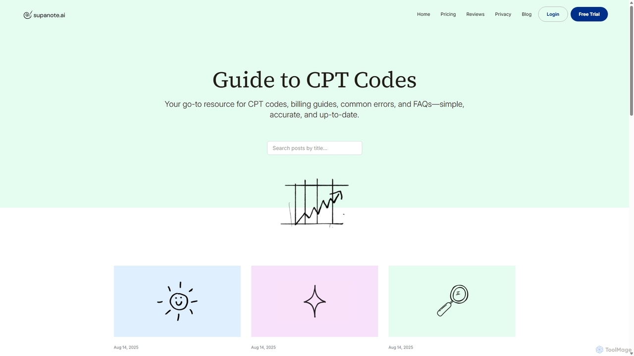 Guide to CPT Codes | Supanote for Supanote
