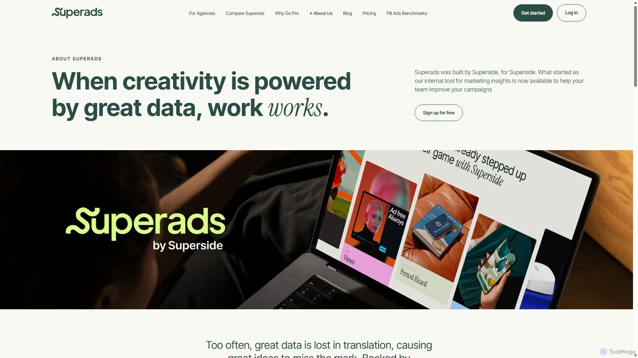 About Superads - Creative Analytics For Your Ads for Superads