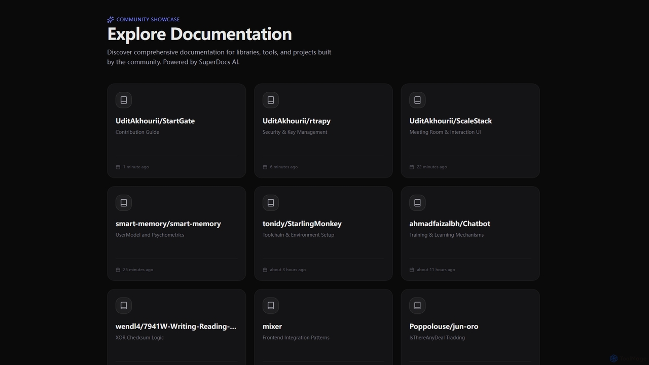 SuperDocs - AI-Powered Documentation for SuperDocs