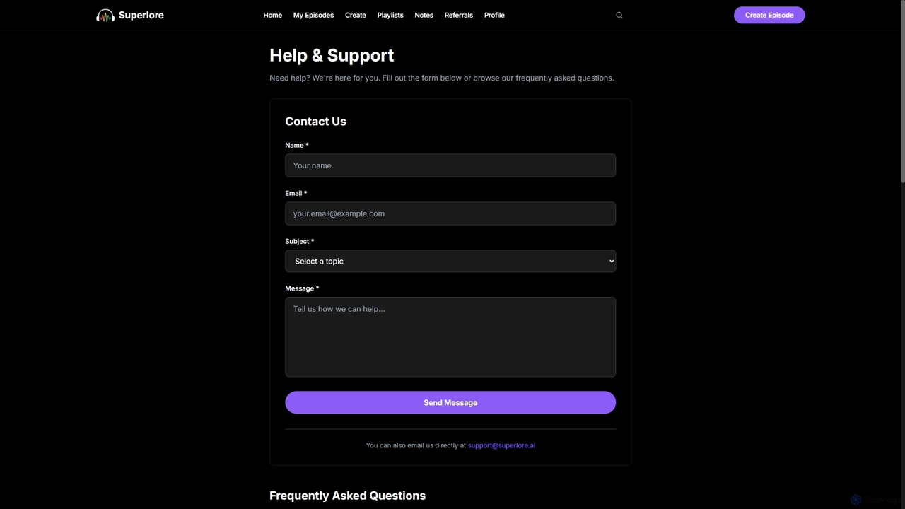 Superlore - AI-Powered Educational Audio for Superlore