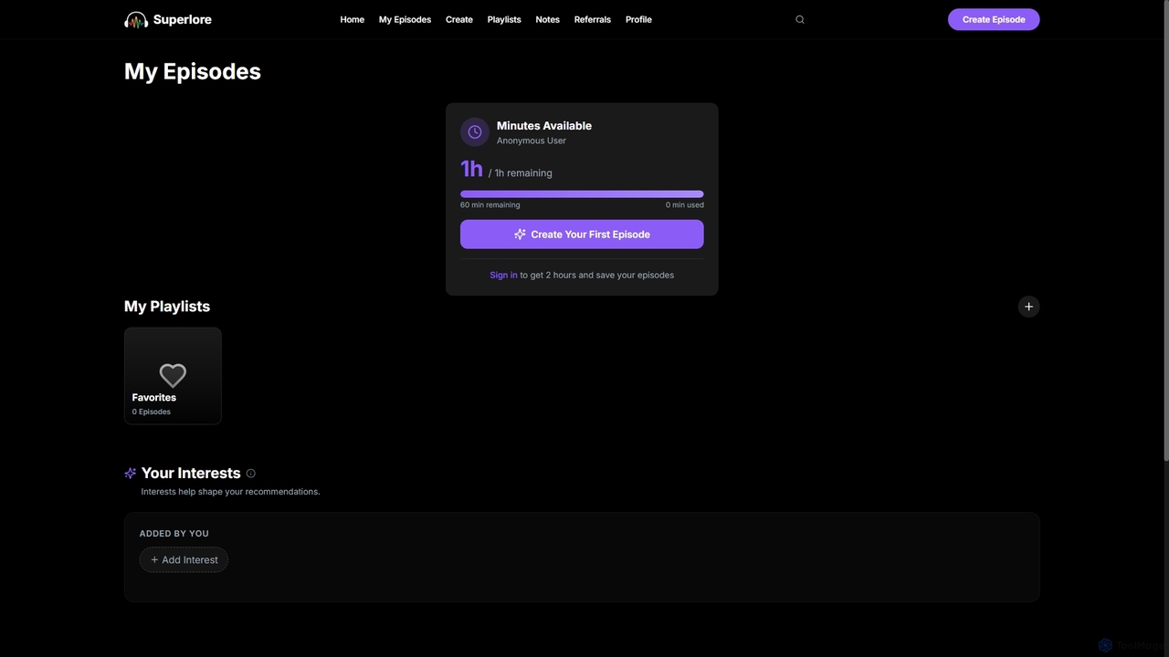 Superlore - AI-Powered Educational Audio for Superlore