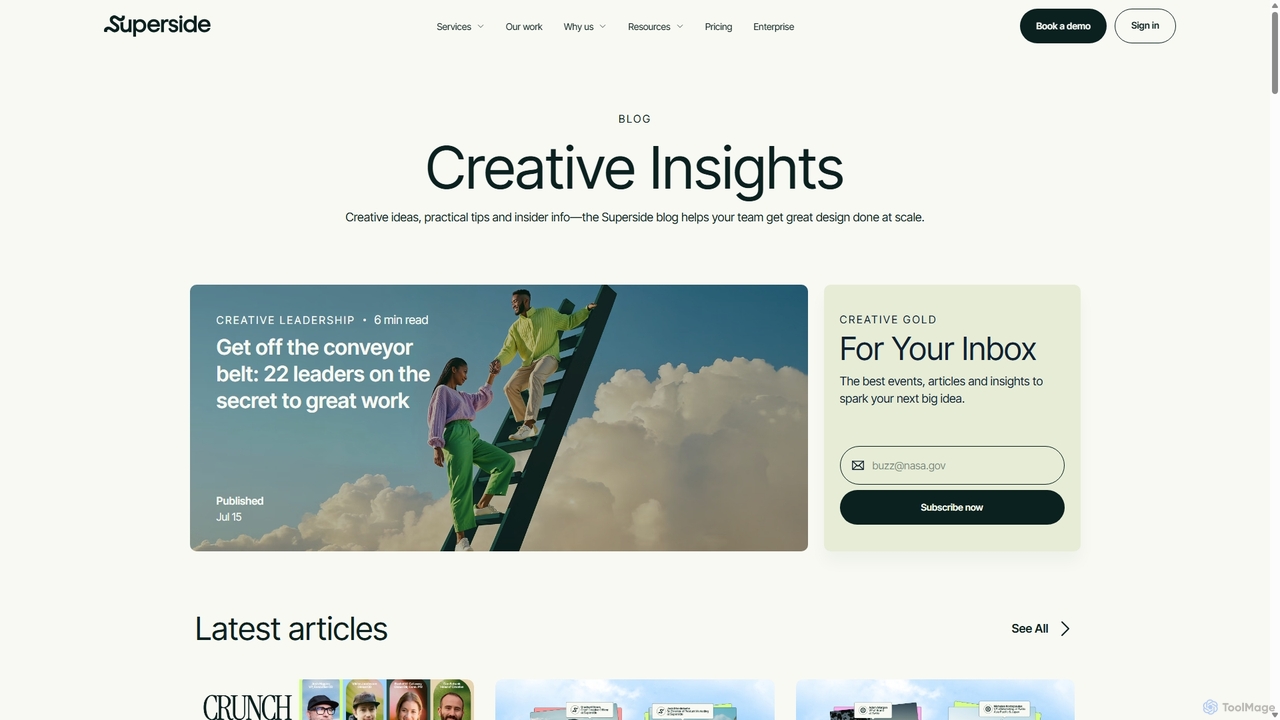 Superside Blog: Creative and Design Content for Superside