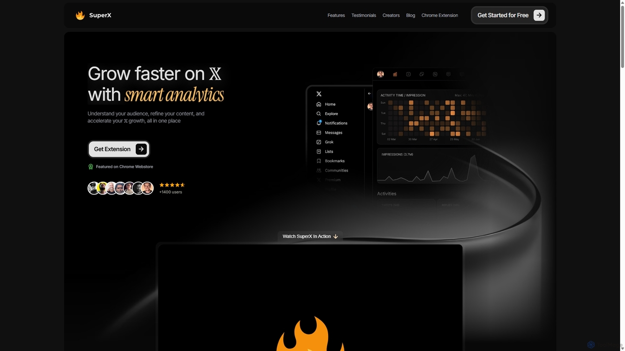 Grow faster on 𝕏 Twitter - SuperX for SuperX