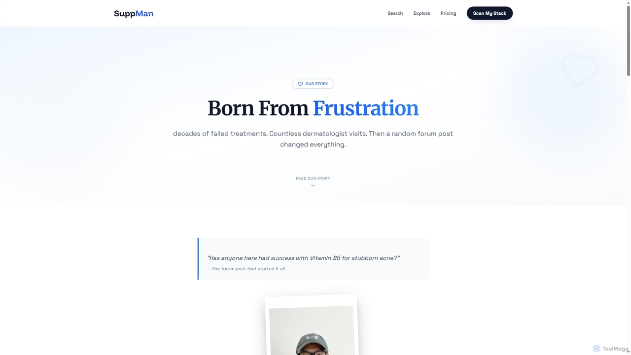About | SuppMan - Our Story for SuppMan
