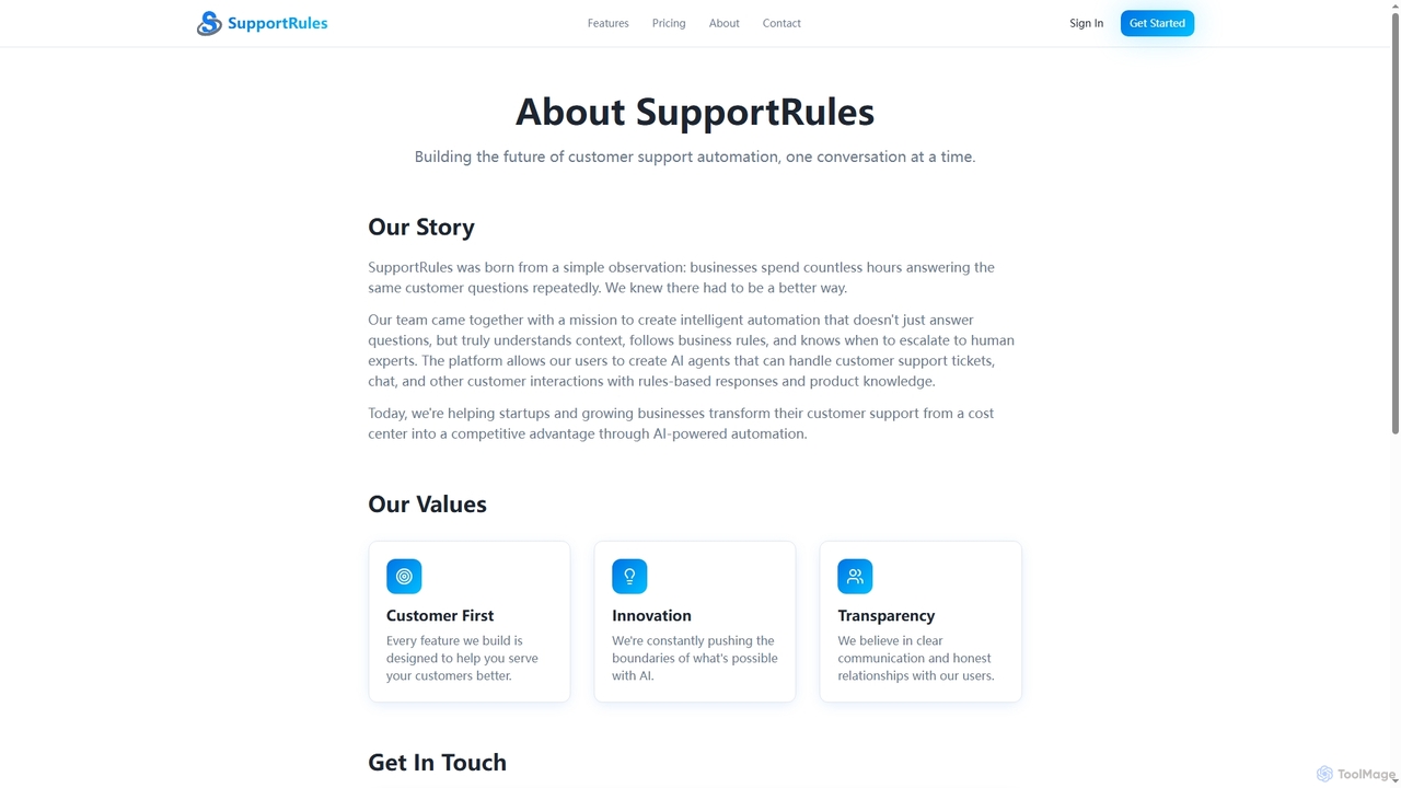 SupportRules - AI Customer Support Automation for Supportrules