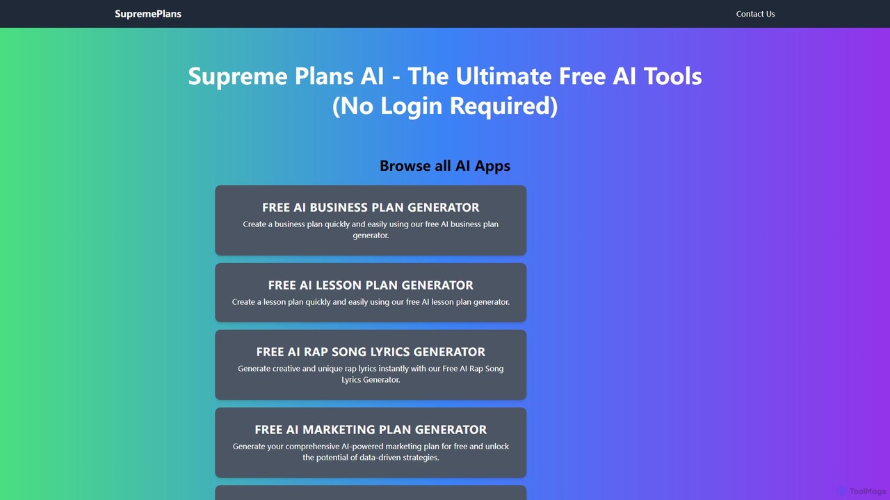 SupremePlans