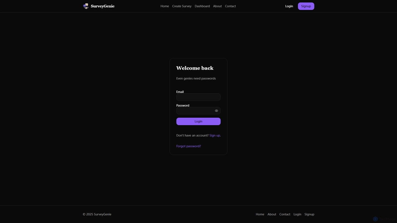 SurveyGenie - Create Engaging Surveys with AI Magic for SurveyGenie