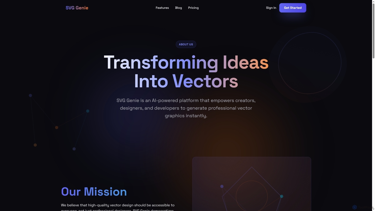 About SVG Genie - AI-Powered Vector Design Platform for SVG Genie