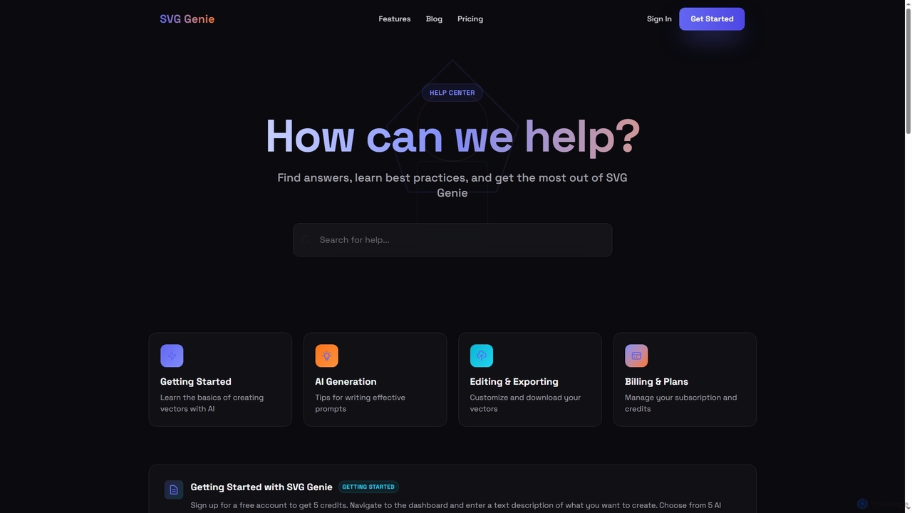 Help Center - SVG Genie for SVG Genie
