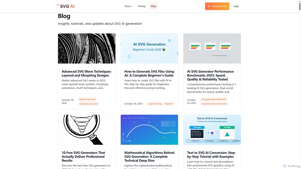 Blog - SVG AI Insights & Tutorials | SVG AI for Svgai