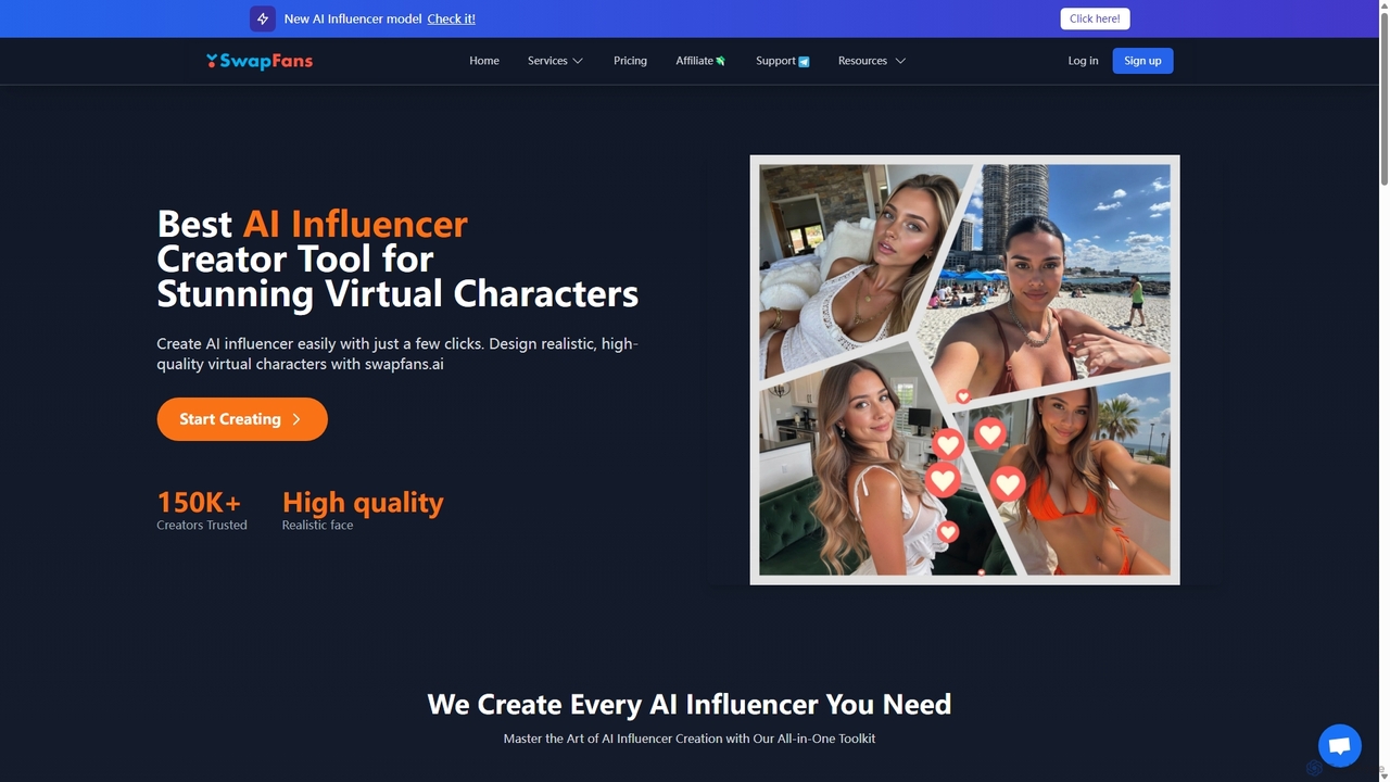 AI Influencer | SwapFans for SwapFans