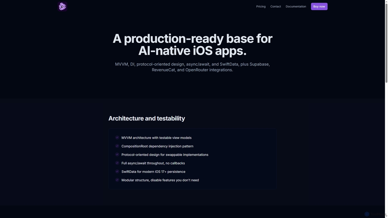 Enterprise | SwiftAI Boilerplate Pro for SwiftAI Boilerplate