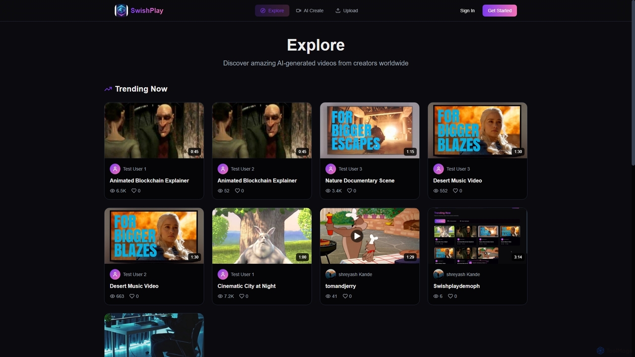 SwishPlay — Create. Stream. Share AI Videos. for Swishplay